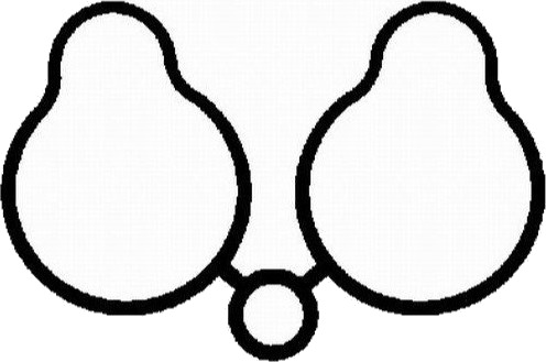 Tetning, innsugningsmanifold REINZ 70-34361-00