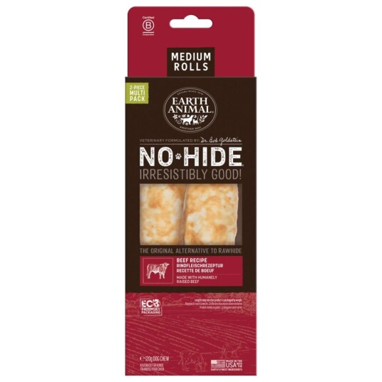 No Hide Tygg Storfe Medium 2 Stk