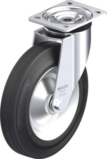 Blickle 41509 L-V 252R-3 Styrehjul Hjuldiameter 250 Mm Bæreevne (Maks.) 295 Kg 1 Stk