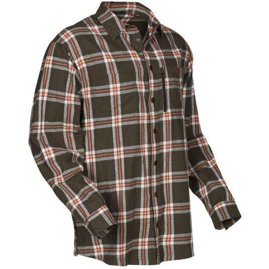 Swedteam Man Crest Cotton Shirt Green Green XXL