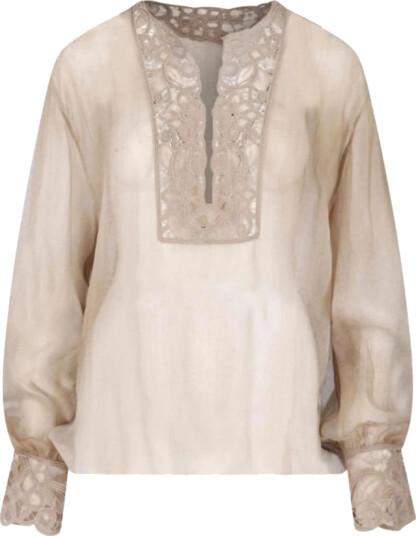Ermanno Scervino Dame Bluser & Skjorter Brun S,