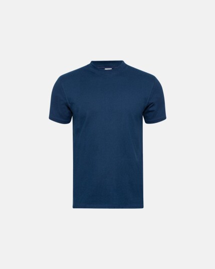 Dovre T Skjorte O Neck Jersey Økologisk Bomull Navy