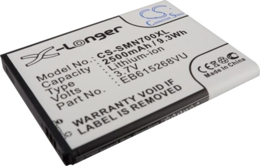 Batteri til Samsung EB615268VU erstatningsbatteri 2500 mAh