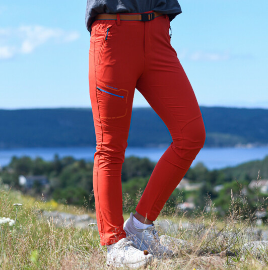 Svartholshøi Turbukse Dame Softshell Orange M