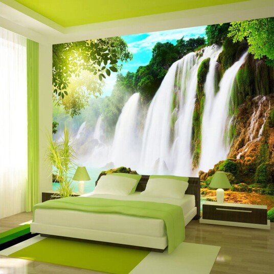 Fototapet The Beauty Of Nature Waterfall 150x105 - Artgeist sp. z o. o.