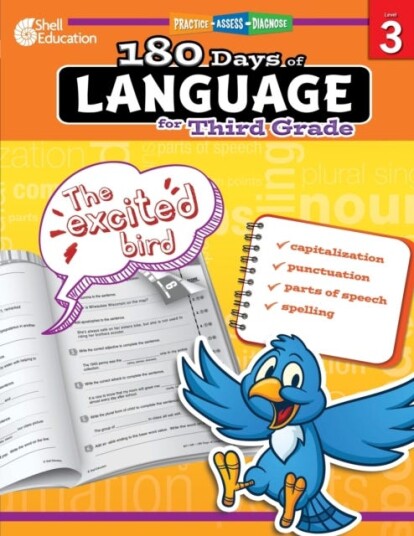 180 Days™: Language for Third Grade Practice, Assess, Diagnose