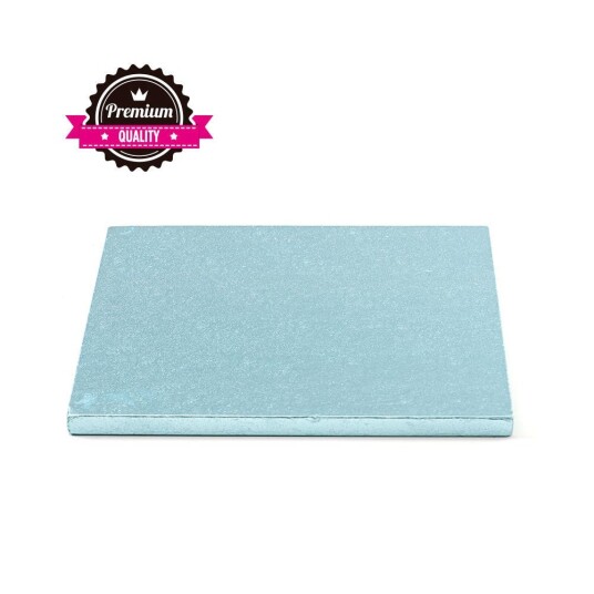 Kake Drum Kvadrat Lys Blå 30cm Kake Drum Kvadrat Lys Blå 30cm