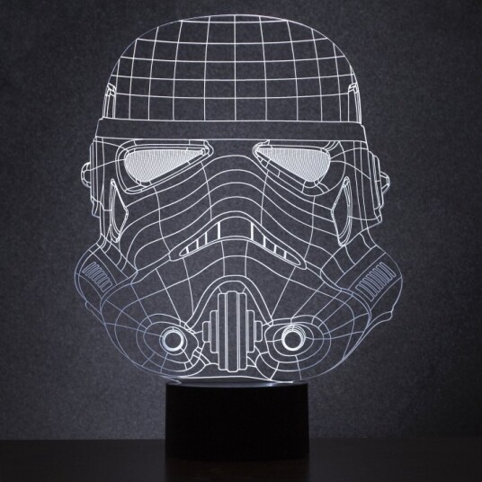 ThumbsUp Storm Trooper lampe med trådramme ThumbsUp Storm Trooper lampe med trådramme