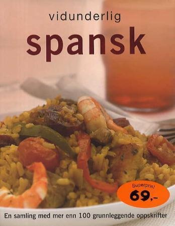 Vidunderlig spansk Innbundet Veldig pen bok / som ny