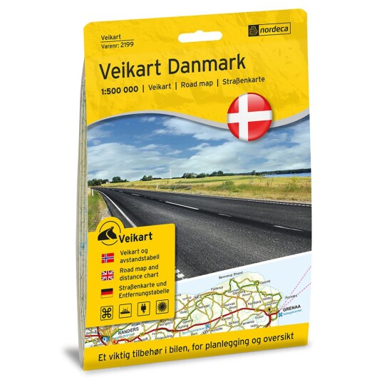 Veikart Danmark 1:500 000 Veikart Danmark 1:500 000