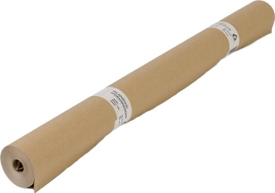 Afdækningspap 135 G/M2 965 Mm X 30.00 M Kernediameter: 30 Mm Grå Kraftpapir Rullevægt: 3.60 Kg 5 Stk.