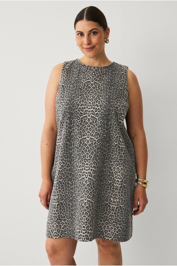Zizzi   Denimkjole jLeona S/L Abk Dress   Brun