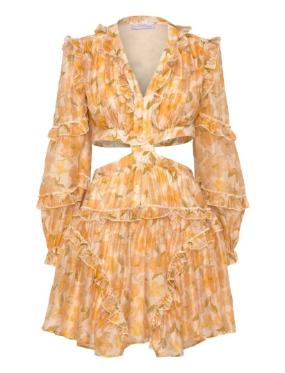 Love Lolina Kelly Mini Dress Yellow L