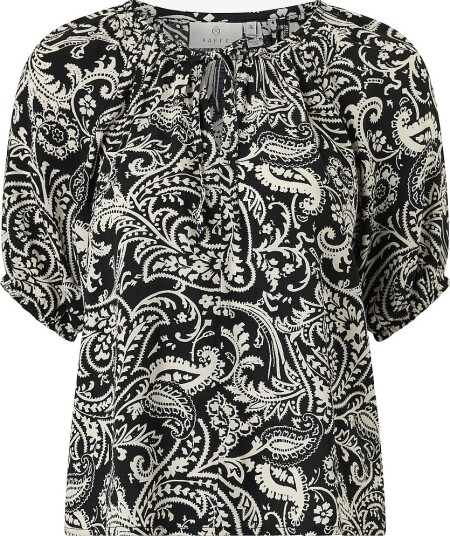 KAFFE Bluse kaBella Svart KAFFE Bluse kaBella Svart