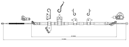 Bremsewire METZGER 17.1570