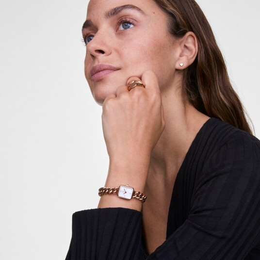Daniel Wellington DW Watch Jolie Chain Rose Gold 15.4x18.2mm Daniel Wellington DW Watch Jolie Chain Rose Gold 15.4x18.2mm