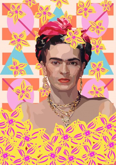 Plakat Frida Kahlo Kunstverk