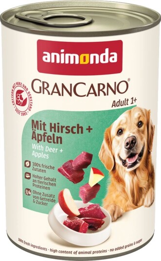 Animonda Grancarno Våtfôr Original Hjort & Eple 24 X 400 G