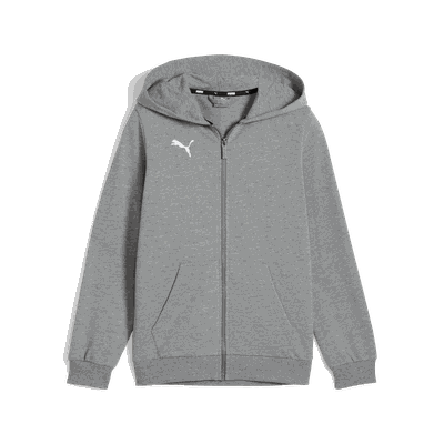 Puma teamGOAL Casuals Hooded Jacket hettejakke junior Grey 140