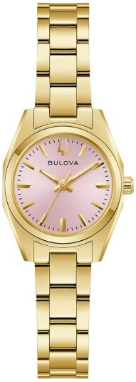Bulova Dameklokke 97L187 Surveyor Rosa/Gulltonet stål Ø23 mm