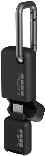 GoPro Micro SD Micro-USB Connector Kortleser en størrelse Svart