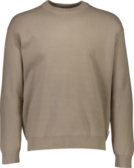 Lindbergh Ecovero O Neck Knit MID BROWN XXL