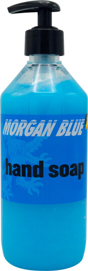 Morgan Blue Håndrens 500 ml med Pumpe Morgan Blue Håndrens 500 ml med Pumpe
