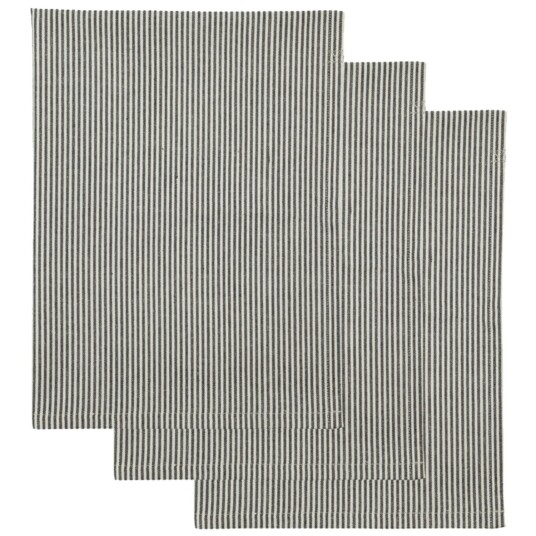House Doctor Cook Kjøkkenhåndkle 55x75 cm 4 pk Mørkegrå House Doctor Cook Kjøkkenhåndkle 55x75 cm 4 pk Mørkegrå