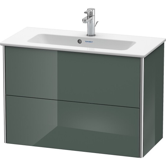 Duravit Xsquare Servantskap m/2 skuffer 610x560x388 mm Dolomittgrå Høyglans