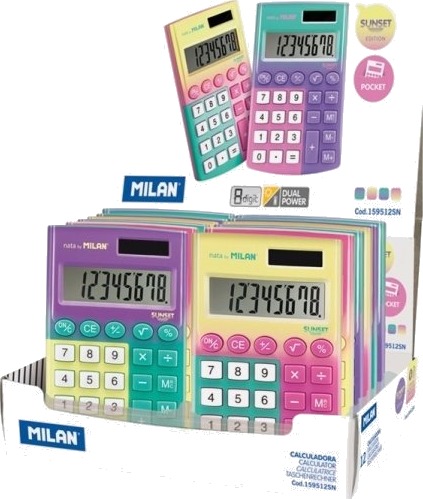 Milan 159512SN Lomme 8 Sifre Batteri/Solcelle Milan 159512SN Lomme 8 Sifre Batteri/Solcelle