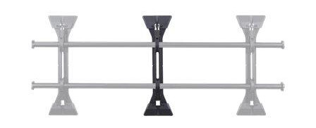 Chief Fusion Wall Plate for Wall Mounts - For Displays 55-100" - Black monteringskomponent - for flatpanel - svart
