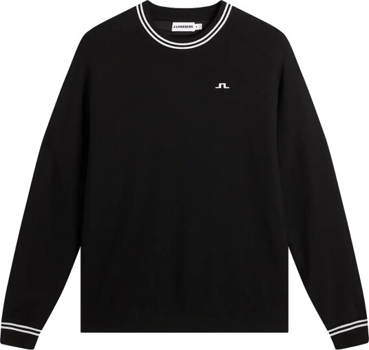 J. Lindeberg Kenny Windbreaker Knit Sweater Black XXL