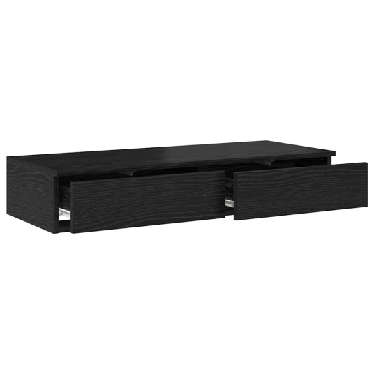 Sengekurver Sort 75x36,5x16,5 cm Laget av Tre