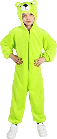 Thetru B.v. Onesie Grønn Bjørn Barn Kostyme Small 4362-4500-0104