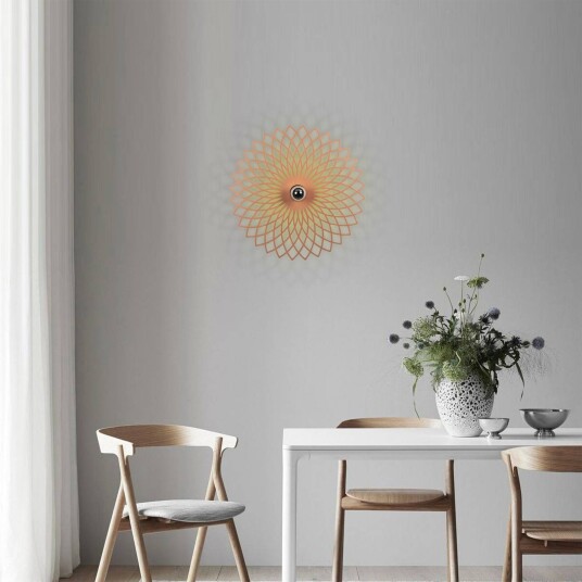 Opviq Vegglampe Fellini MR-988 hullmønster Ø50cm kobber Opviq Vegglampe Fellini MR-988 hullmønster Ø50cm kobber
