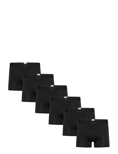 Knowledge Cotton Apparel Anker 6-Pack Underwear - Gots/Vegan - Black - XXL