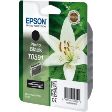 Epson Epson T0591 Blekkpatron svart foto T0591