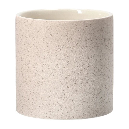 Scandi Living Speckled krukke Ø 19 cm Beige