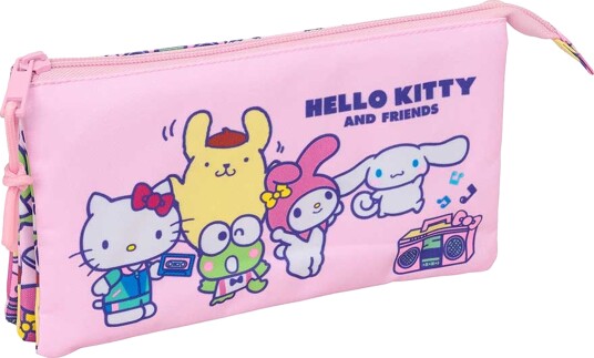 Hello Kitty &  Friends Trippelpennal Rosa