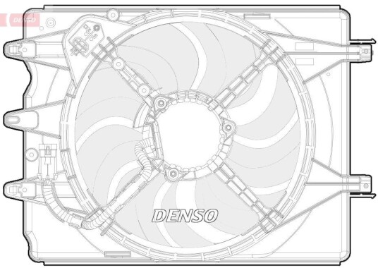 DENSO DER09068 Kjølevifte