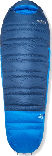 RAB Ascent -24°C, dunsovepose Temptest Blue/Maya Blue REG Left Zip