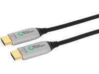 MicroConnect 70m HDMI 2.0 Kabel med Ethernet - Aktiv Optisk Hybridkabel, Støtte for 4K 60Hz - Svart