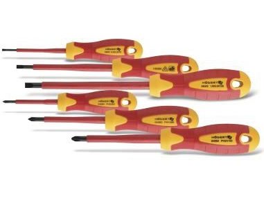 Högert Skrutrekker Tekniker 1000 V Stål S2 6 Stk. (Ht1s996)