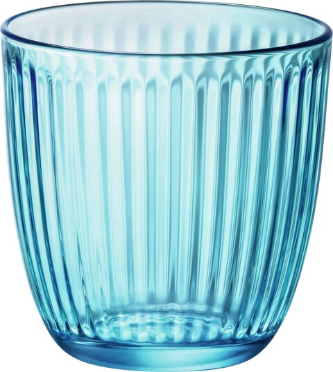 Bormioli Rocco Drikkeglass Line; 29cl, 8.5x8.5 cm (ØxH); Turkis; 12 Stykk / Forpakning