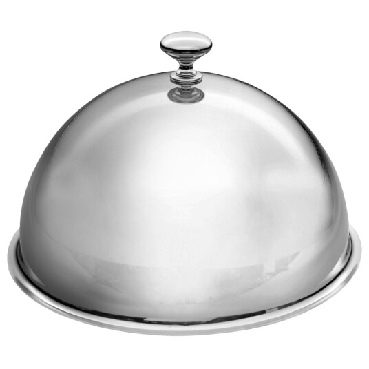 VEGA Tallerkenklokke Loger rustfritt stål; 26x16 cm (ØxH); Sølvfarge; Rund VEGA Tallerkenklokke Loger rustfritt stål; 26x16 cm (ØxH); Sølvfarge; Rund