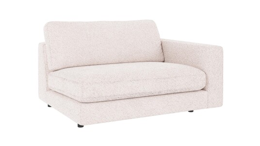 Rowico Home Duncan 1,5 seters ende H Hvit Anna 1 129 x 103 x 78 cm Hvit