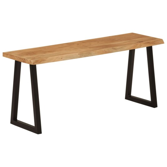Benk med naturlig kant 105 cm heltre akasie 8721012364790 Benk med naturlig kant 105 cm heltre akasie 8721012364790