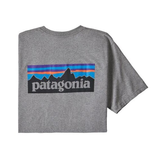 Patagonia M' S P-6 LOGO RESPONSIBILI-TEE GRAVEL HEATHER Patagonia M' S P-6 LOGO RESPONSIBILI-TEE GRAVEL HEATHER