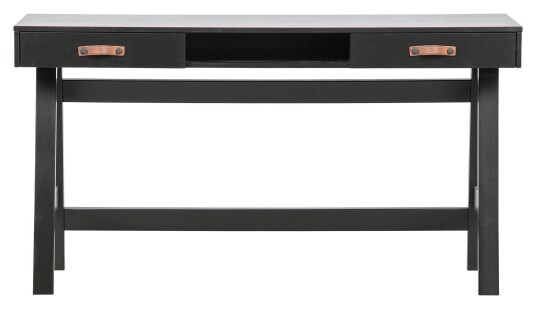Woood Dian Kids Skrivebord - Sort Furu Unoliving