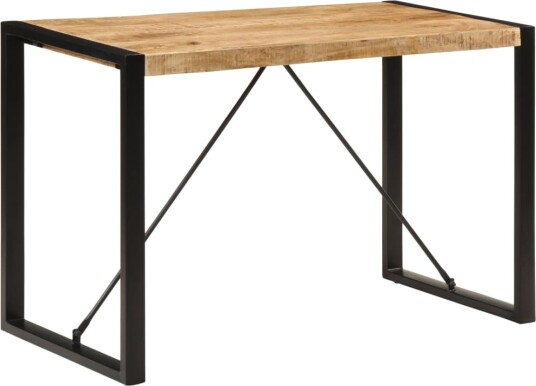 Spisebord 120x55x76 cm grov heltre mango 4005811 Spisebord 120x55x76 cm grov heltre mango 4005811